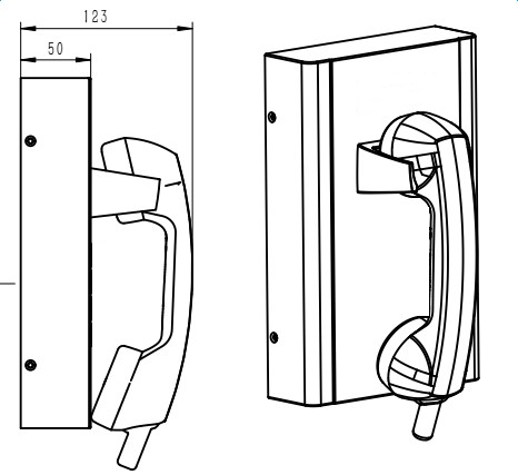 OEM SIP Jail Telephone 2