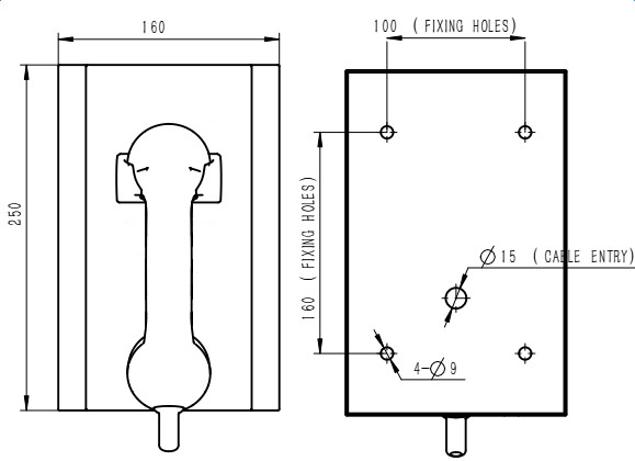 Weatherproof Marine Auto Telephone 2