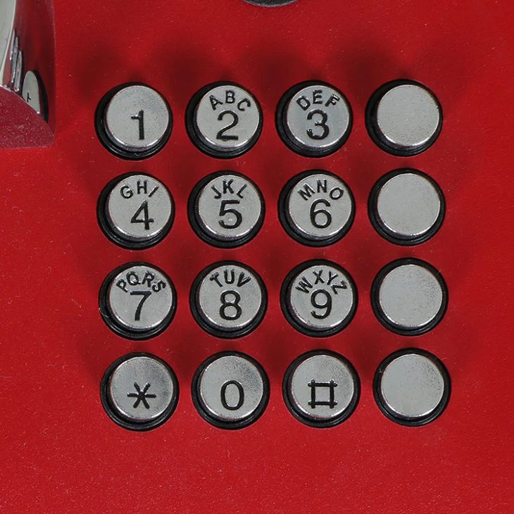 Outdoor POE Powered Telephone With 16 Keys JR207-FK-Analogue