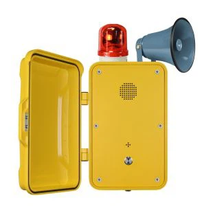 Industrial Telephone With Loudspeaker & Beacon JR102-SC-HB