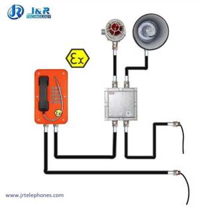 Anti-explosion Telephone With Flasher&Loudspeaker JREX106-A03-HB