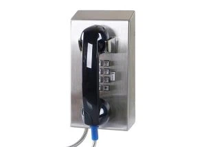 Stainless Steel Handset Jail Telephone JR201-FK-VC-Analogue