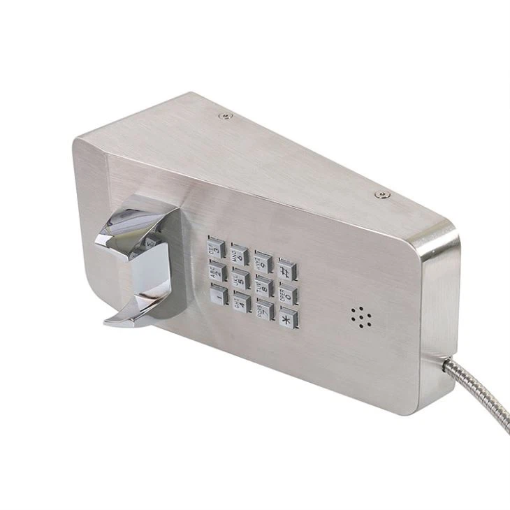 VoIP Stainless Steel Desk Telephone