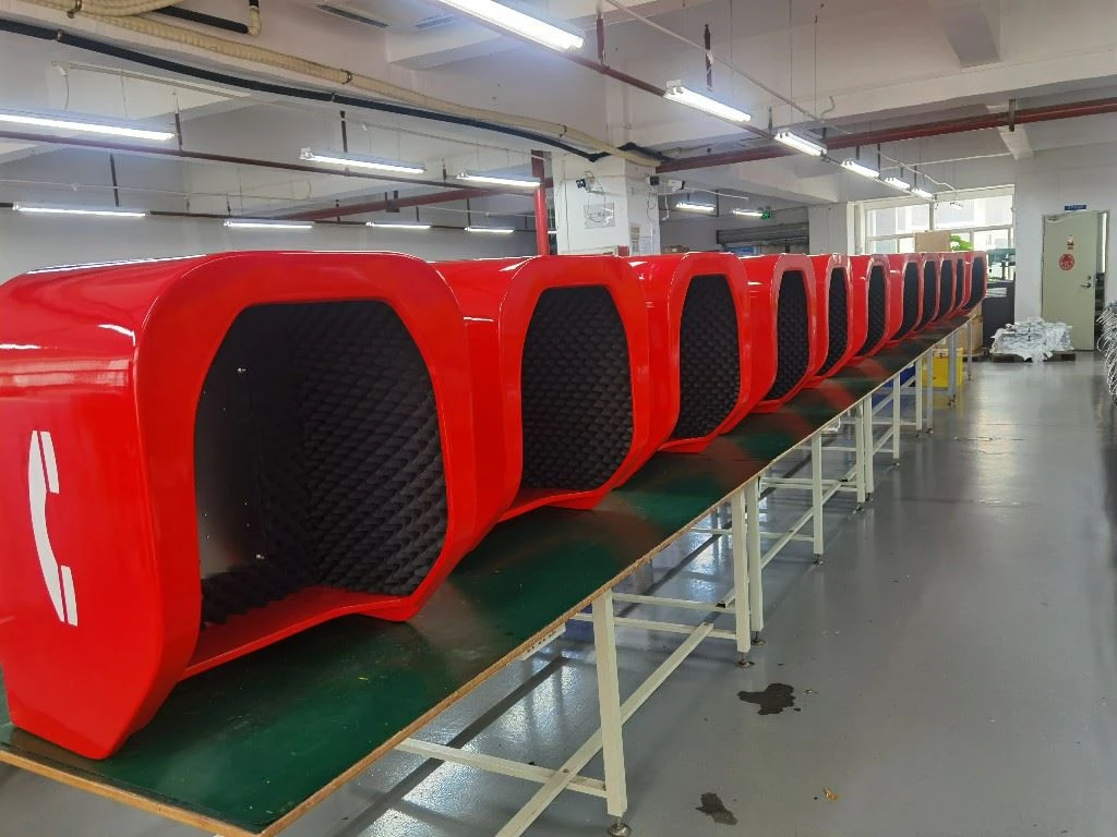 German port ship telephone acoustic hood project