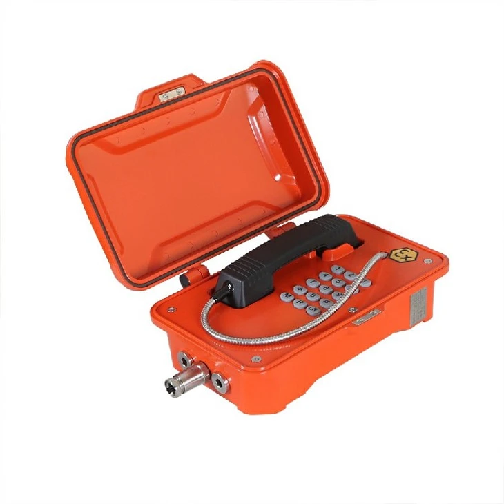 Die-casting Aluminum Housing Explosion Proof Telephone Support Analog And SIP