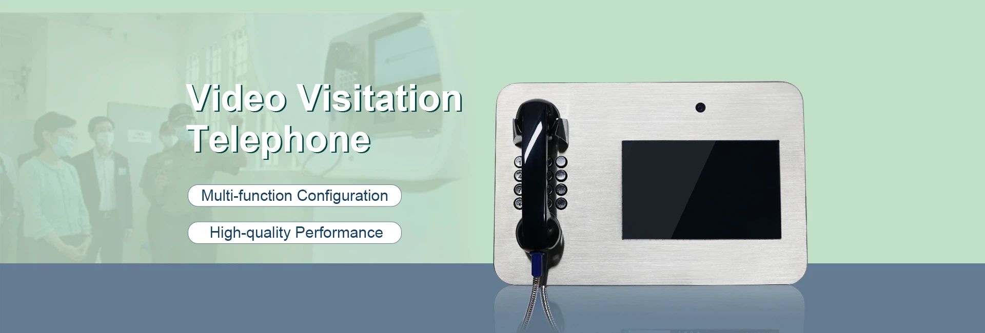 Vandal-proof video telephone set