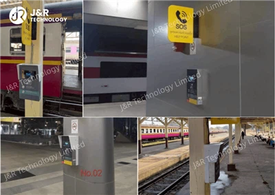 JR213-2B Video Emergency Intercom Deployed For Metro Platform Passenger Safety