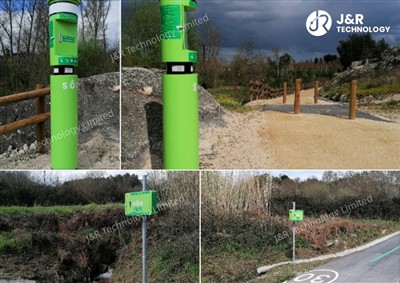 Custom Green SOS Communication Solution Deployed Along Overseas Elevated Boar...