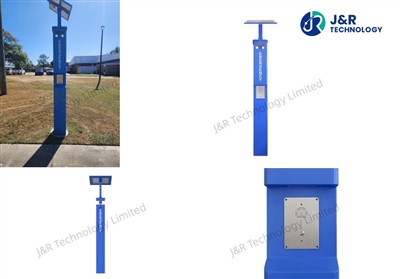 JR321-SC-SP-4G Solar-Powered 4G Emergency Telephone Delivers Reliable Public ...