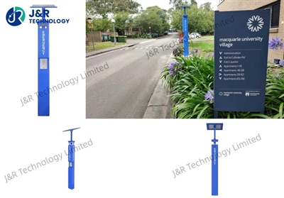 JR321-SC-SP Solar-Powered Emergency Telephones Installed At Macquarie Univers...