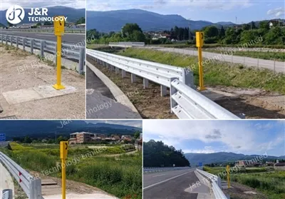 JR101-FK Installed Along Bosnia's Highway