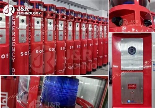 4G Solar-Powered SOS Emergency Call Tower For Beaches & Coastal Cities