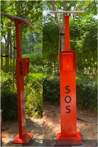 JR306‑SC‑SP‑4G Solar‑Powered Emergency Telephone Project For UAE Community Parks