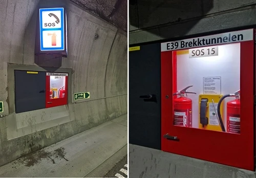 JR103‑CB‑SIP Emergency Telephones For Silvertown Highway Tunnel, UK