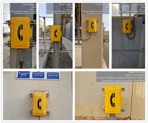 J&R JR101-FK Waterproof Telephone Successfully Deployed At SWCC Project in Sa...