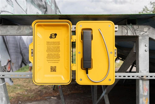 JR101‑CB Weatherproof Telephone Powers Interactive Experience For Public Art ...